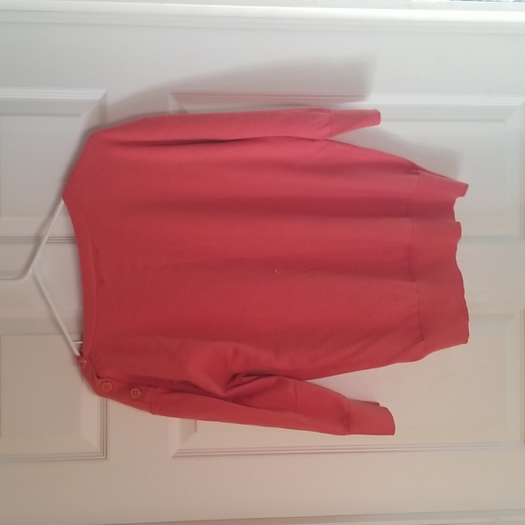 Sweater Top coral 3/4 sleeve orange - Picture 4 of 6